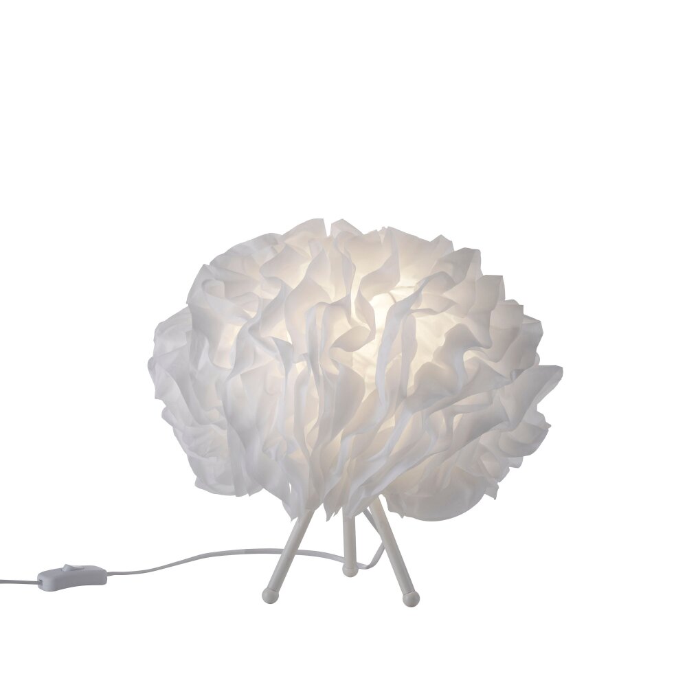 Leuchten-Direkt LOLASMART-NAOMI Lámpara de mesa LED Blanca, 1 luz, Mando a distancia main product photo