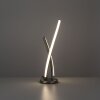 Leuchten-Direkt LOLAsmart-SWING Lámpara de mesa LED Acero bruñido, 1 luz, Mando a distancia, Cambia de color