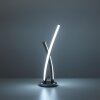 Leuchten-Direkt LOLAsmart-SWING Lámpara de mesa LED Acero bruñido, 1 luz, Mando a distancia, Cambia de color