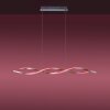 Leuchten-Direkt LOLAsmart-SWING Lámpara Colgante LED Acero bruñido, 2 luces, Mando a distancia, Cambia de color