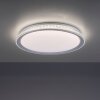 Leuchten-Direkt KARI Lámpara de Techo LED Plata, 1 luz