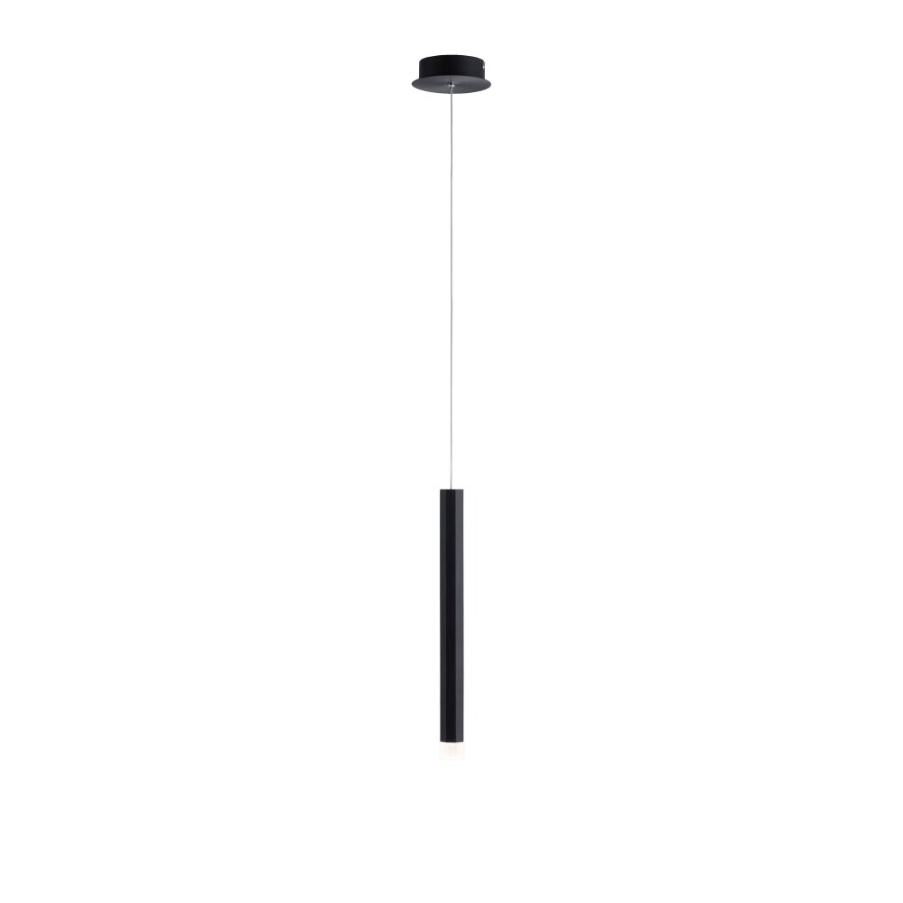 Leuchten-Direkt BRUNO Lámpara Colgante LED Negro, 1 luz main product photo