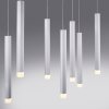 Leuchten-Direkt BRUNO Lámpara Colgante LED Aluminio, 10 luces
