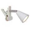 FHL-easy Zirbel Lámpara con pinza LED Blanca, 1 luz