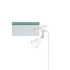 FHL-easy Zirbel Lámpara con pinza LED Blanca, 1 luz