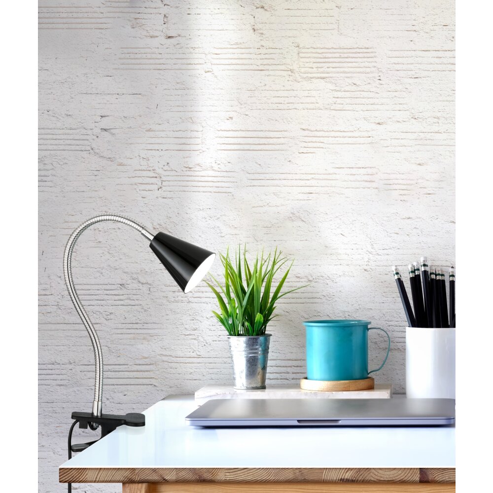 FHL-easy Zirbel Lámpara con pinza LED Negro, 1 luz main product photo