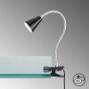 FHL-easy Zirbel Lámpara con pinza LED Negro, 1 luz