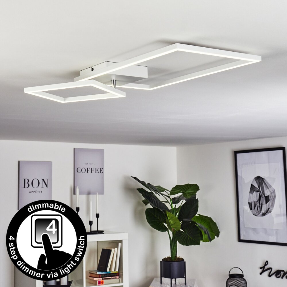 Doyon Lámpara de Techo LED Blanca, 1 luz main product photo