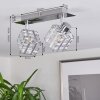 Desrue Lámpara de Techo Cromo, Plata, 2 luces