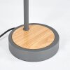 Javel Lámpara de mesa Gris, Color madera, Negro, 1 luz