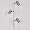 Javel Lámpara de Pie Cromo, Níquel-mate, 3 luces