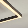 Hyacinthe Lámpara de Techo LED Cromo, Negro, 1 luz