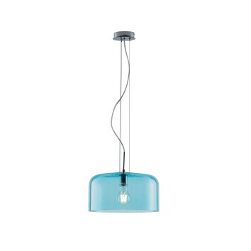 Luce-Design Gibus Lámpara Colgante Cromo, 1 luz