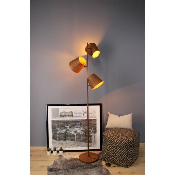 Luce-Design Colt Lámpara de Pie Color óxido, 3 luces