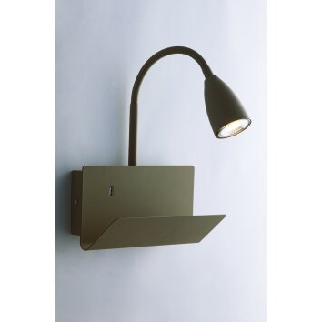 Luce-Design Gulp Aplique Beige, 1 luz