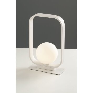 Luce-Design Roxy Lámpara de mesa Blanca, 1 luz