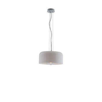 Luce-Design Gibus Lámpara Colgante Blanca, 1 luz