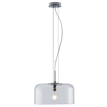 Luce-Design Gibus Lámpara Colgante Cromo, 1 luz