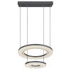 Globo BLASIUS Lámpara Colgante LED Negro, 1 luz, Mando a distancia