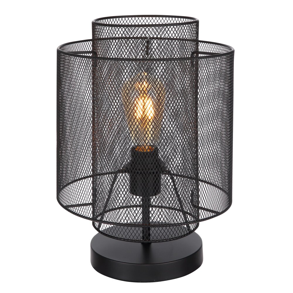 Globo AUGUSTIN Lámpara de mesa Negro, 1 luz main product photo