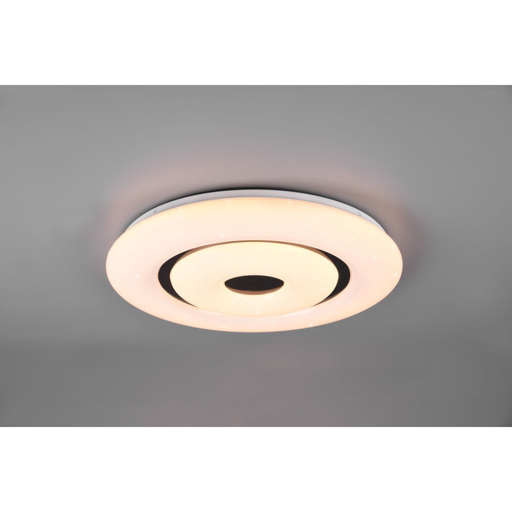 Reality Rana Lámpara de Techo LED Negro, Blanca, 1 luz, Mando a distancia, Cambia de color main product photo