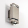 Lutec Aplique para exterior Acero inoxidable, 2 luces