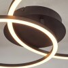 Korca Lámpara de Techo LED Negro, 1 luz