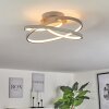 Demaine Lámpara de Techo LED Gris, 1 luz