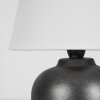 Tapona Lámpara de mesa marrón oscuro, Níquel-mate, 1 luz