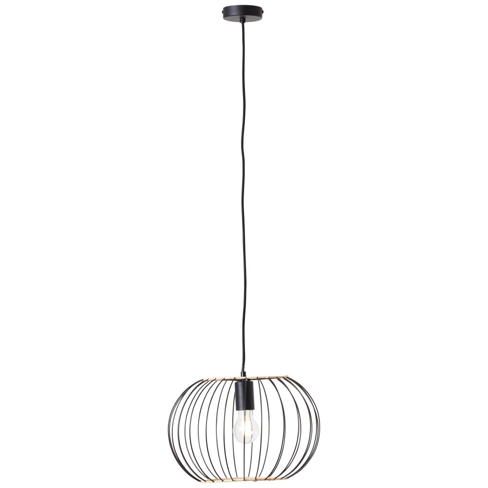 Brilliant-Leuchten Silemia Lámpara Colgante Negro, 1 luz main product photo