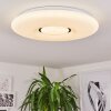 Page Lámpara de Techo LED Blanca, 2 luces, Mando a distancia, Cambia de color