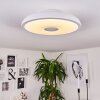 Vully Lámpara de Techo Blanca, 1 luz, Cambia de color