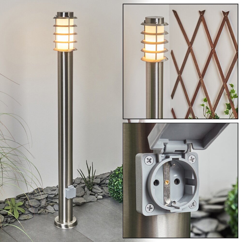 Tunes Poste de Jardín Níquel-mate, 1 luz main product photo