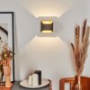 Clarens Aplique LED Marrón, Blanca, 1 luz