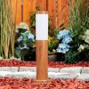 Gabarone Poste de Jardín Marrón, Color madera, 1 luz Gabarone Poste de Jardín Marrón, Color madera, 1 luz