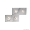 Grossmann FLOW Lámpara de Techo Aluminio, 4 luces