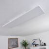 Buenaventura Lámpara de Techo LED Blanca, 1 luz, Mando a distancia, Cambia de color