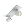 Philips Hue Ambiance White Runner Set básico por spot de techo LED Blanca, 2 luces, Mando a distancia