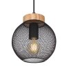 Globo PABLO Lámpara Colgante Negro, 1 luz