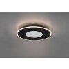 Trio-Leuchten Verus Lámpara de Techo LED Negro, 1 luz, Mando a distancia