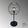 Fischer-Honsel Drops Lámpara de mesa Negro, 1 luz