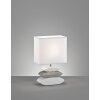 Fischer-Honsel Liner Lámpara de mesa Blanca, 1 luz