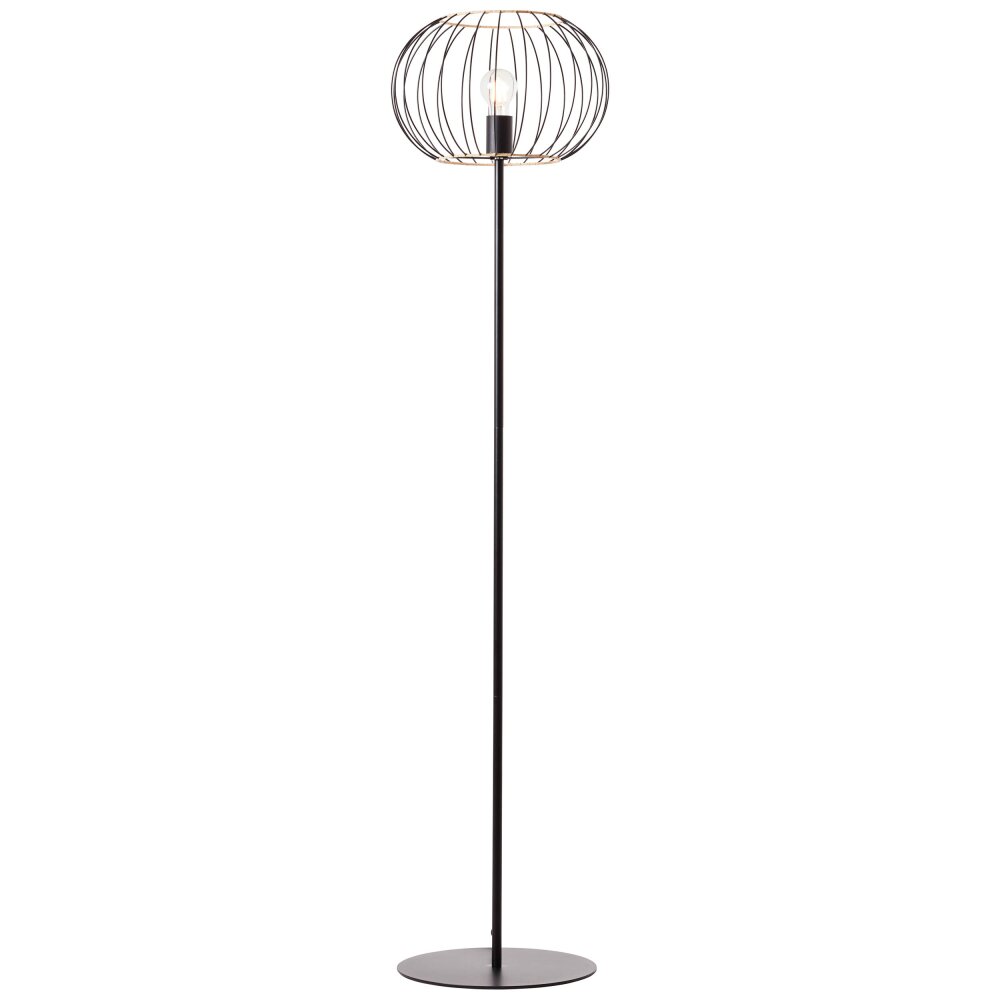 Brilliant-Leuchten Silemia Lámpara de Pie Crudo, Negro, 1 luz main product photo