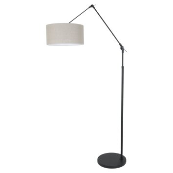 Steinhauer Prestige Chic Lámpara de Pie Negro, 1 luz