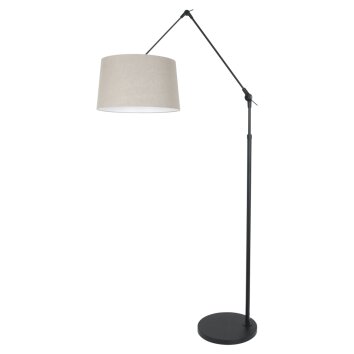 Steinhauer Prestige Chic Lámpara de Pie Negro, 1 luz