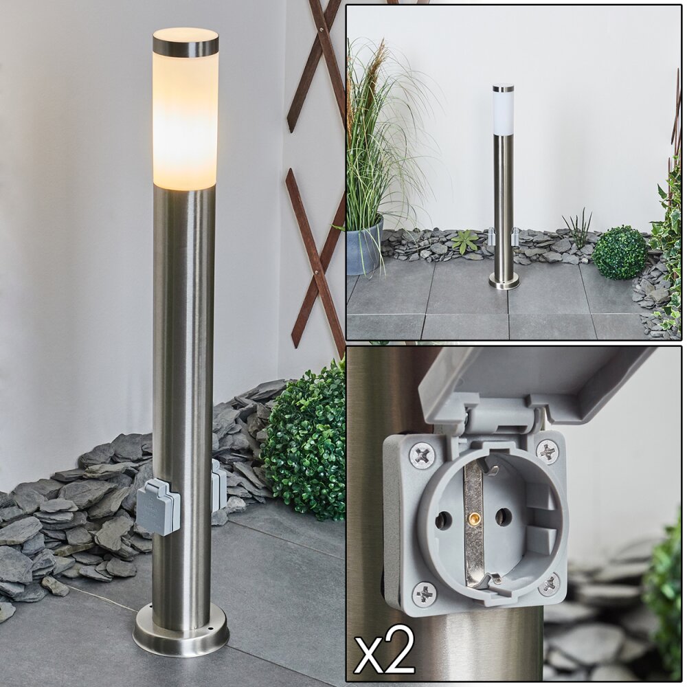 Sessa Poste de Jardín Níquel-mate, 1 luz main product photo