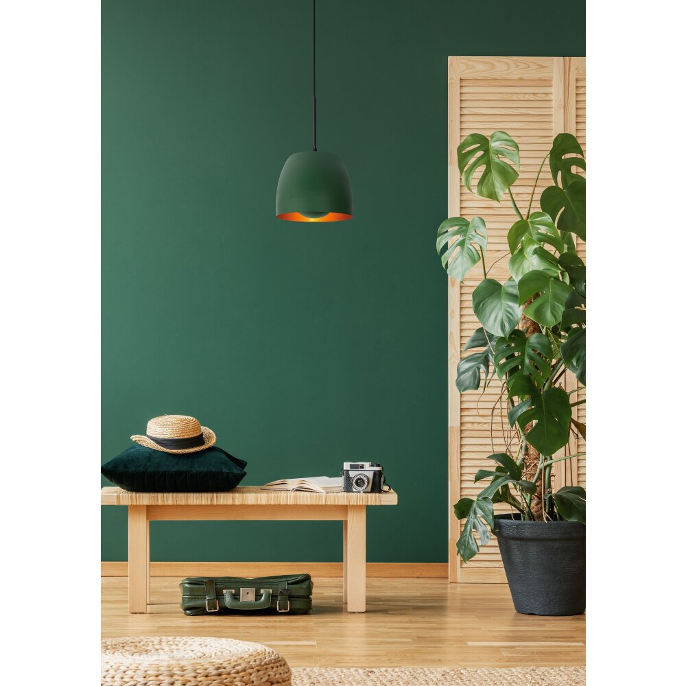 Lucide NOLAN Lámpara Colgante Verde, 1 luz main product photo