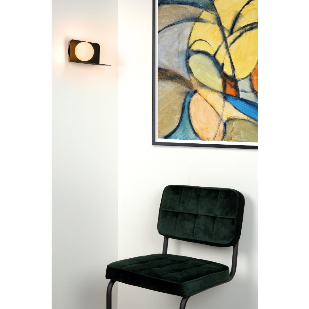 Lucide BONNI Aplique Negro, 1 luz main product photo
