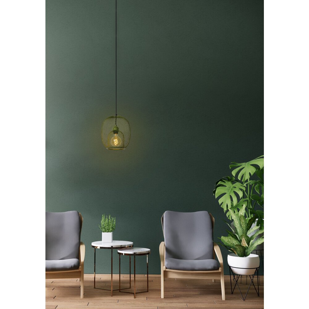 Lucide JERREL Lámpara Colgante Verde, 1 luz main product photo