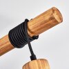 Tatodere Lámpara de Techo Marrón, Negro, 4 luces